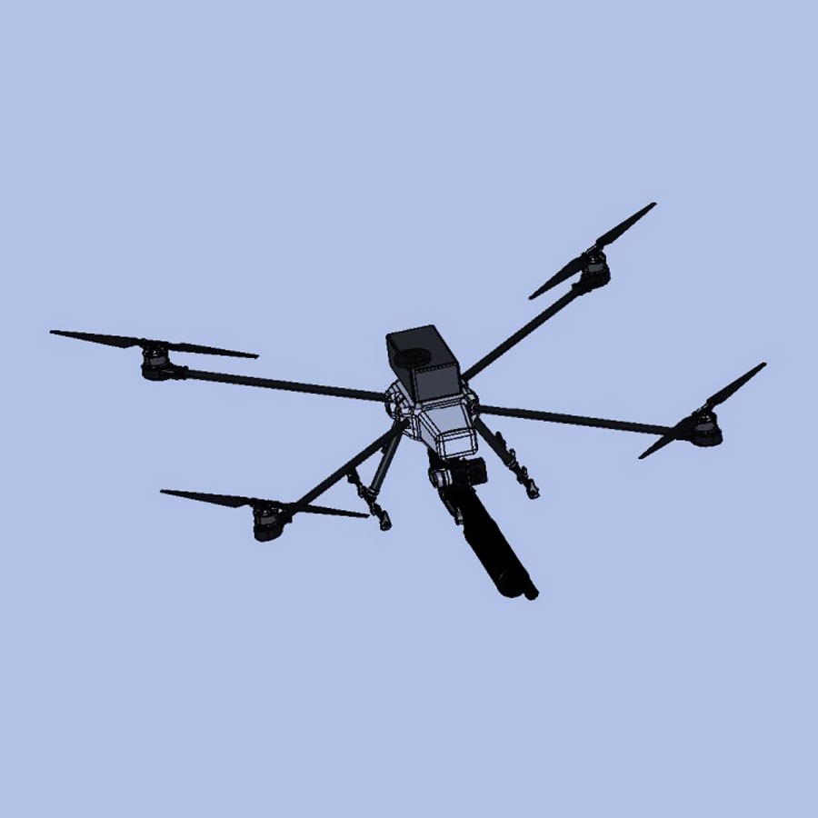 Four Arms Drone System Design
